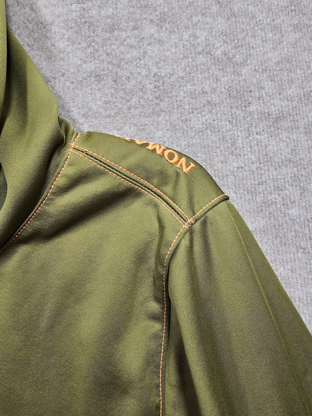 Nomad Y2K Hoodie Mens Large Green Hunting Camo Lined Fleece Pullover Logo - Picture 6 of 12